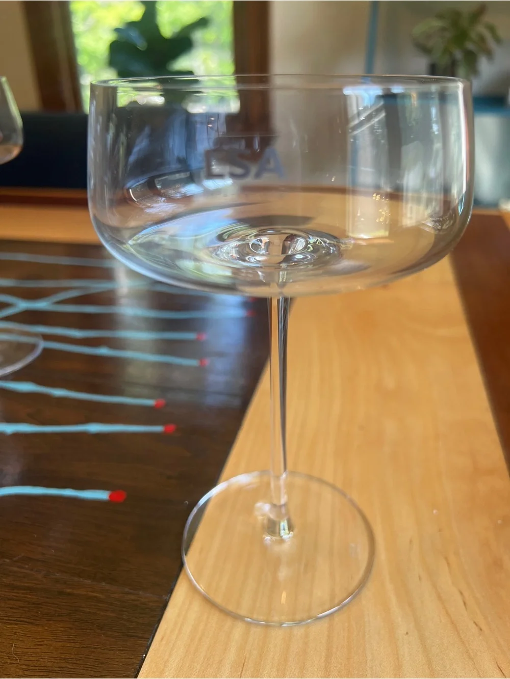 LSA Metropolitan Champagne and cocktail glasses